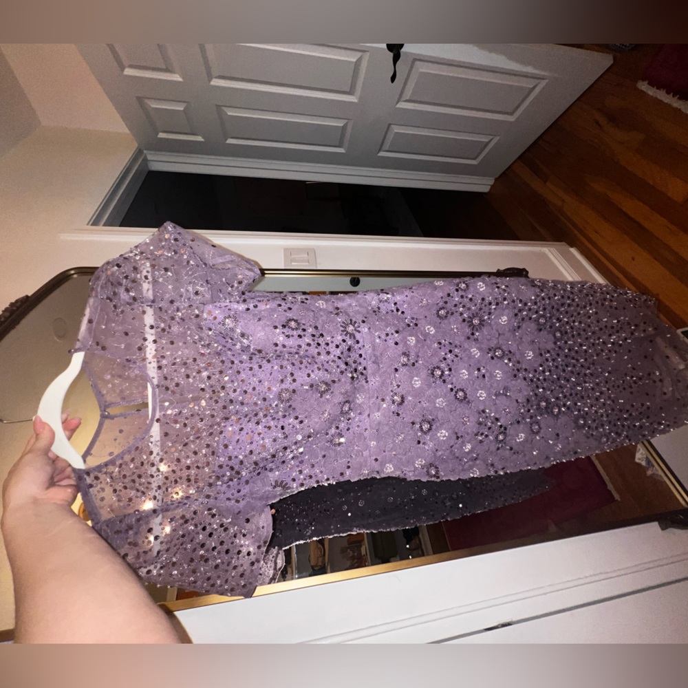 “Dress the population” lavander cocktail dress